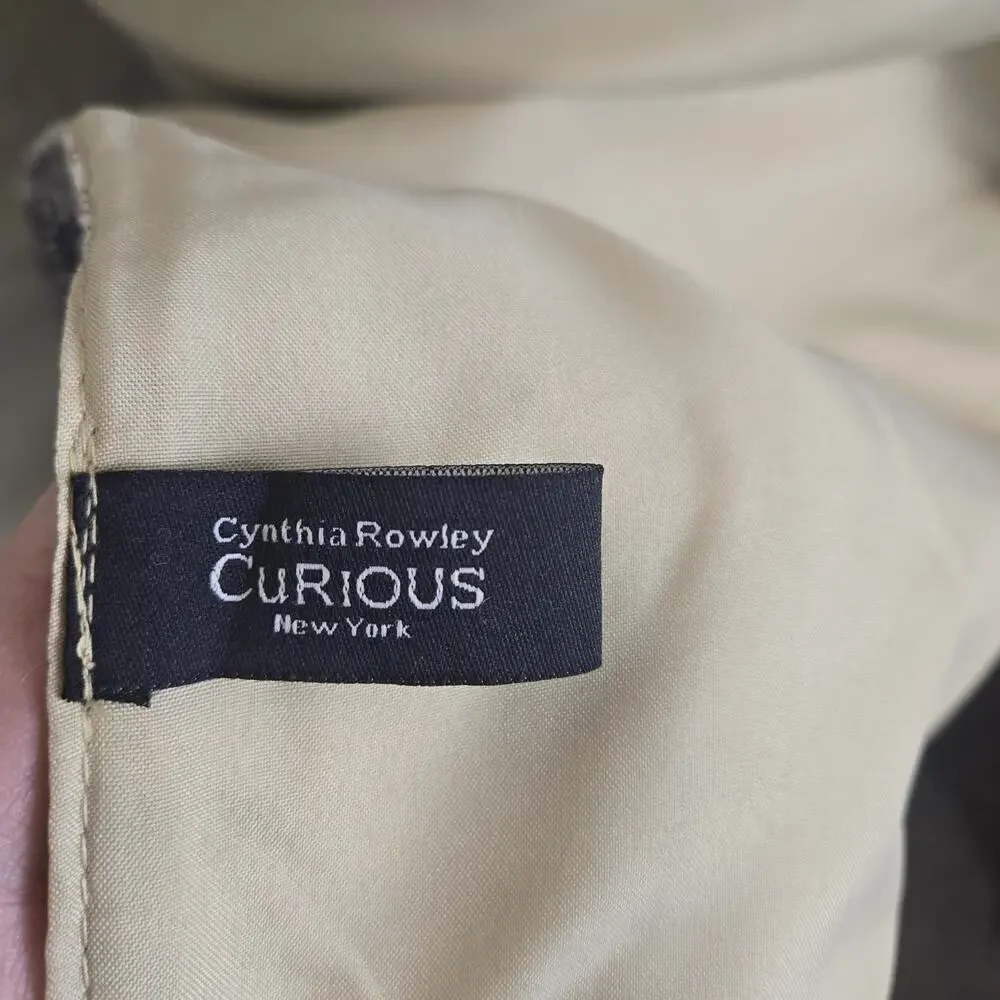 Cynthia Rowley Curious Halloween Beige & Black 